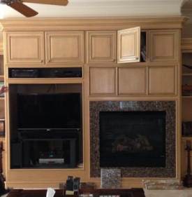 West Lake Hills / Lakeway / Austin Tx fireplace remodel before