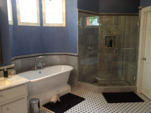 Carrara Marble Victorian Bathroom Remodel - Austin Tx