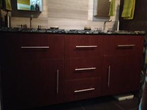 Custom Limestone / Sand stone Minimalist Modern Walk in Shower in Westlake Tx / Austin Tx by Vintage Modern Design Build