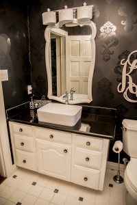 Victorian Modern Bathroom Remodeling Project in Austin Tx by Vintage Modern Design Build