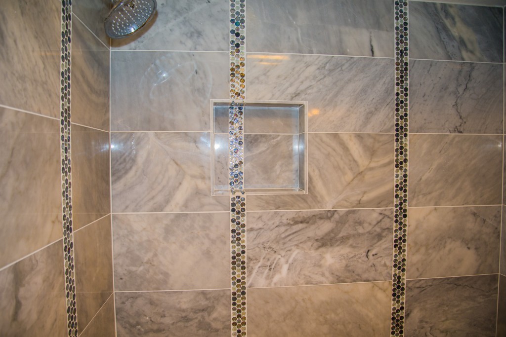 Minimalist Modern Carrara Bianca Bathroom remodel in Austin Tx