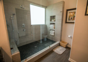 Rustic Modern Bathroom Remodeling Project Lakeway Tx / Austin Tx by Vintage Modern Design Build