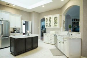 French Provincial Kitchen Remodel in Westlake / Austin Tx by Vintage Modern Design Build