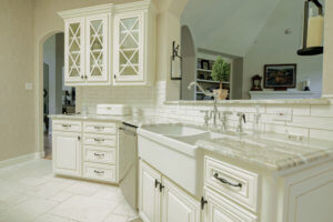 French Provincial Kitchen Remodel in Westlake, Austin Tx by Vintage Modern Design Build