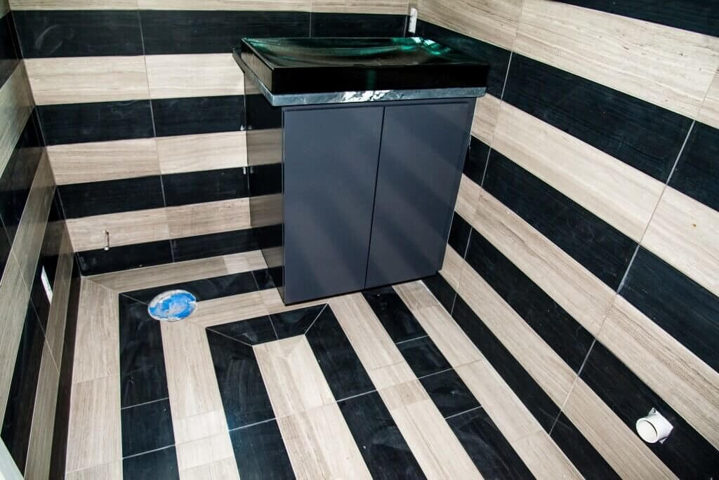 Limestone Bathroom Remodel in Austin Tx