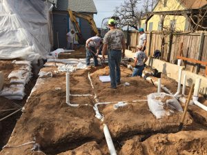 Modern room addition Clarksville / Austin , Texas by Vintage Modern Design Build