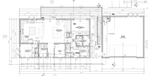 Vintage Modern site prep for the construction of a Mid Century Modern Bungalow.Austin Tx