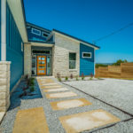 Mid century modern home courtyard remodeling project austin tx