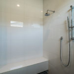 eichler home walk in shower bathroom remodeling project Austin Tx