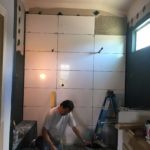 quartz walk in shower remodeling in Austin Tx
