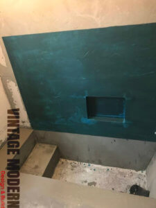 Bathroom remodeling sunken shower contractor Austin TX