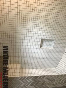 Bathroom remodeling sunken shower contractor Austin TX