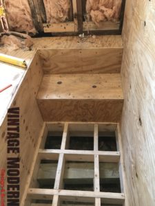 Sunken Shower Bathroom Remodeling Project Austin Tx by Vintage Modern Design Build