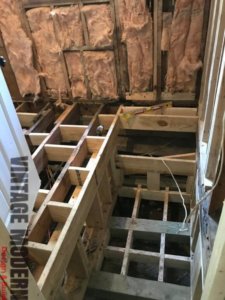 Sunken Shower Bathroom Remodeling Project Austin Tx by Vintage Modern Design Build