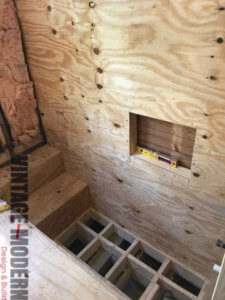 Sunken Shower Bathroom Remodeling Project Austin Tx by Vintage Modern Design Build