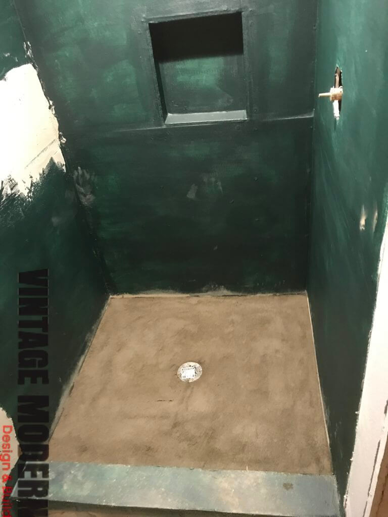 shower renovation bathroom remodeling project in Austin Tx