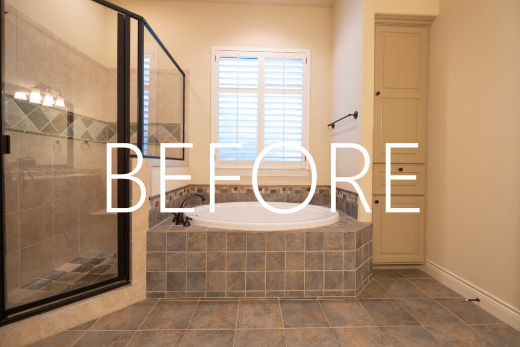 Calacatta Marble Master Bathroom remodel Austin, TX