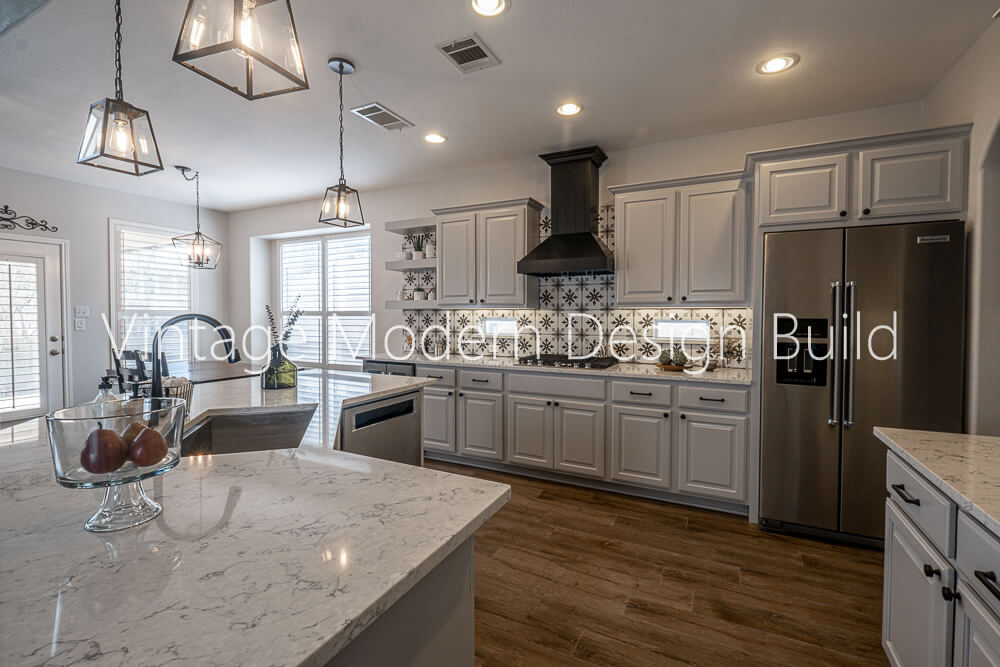 Modern Transitional Farmhouse Kitchen Remodeling Austin