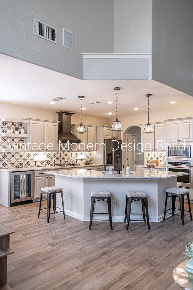 Modern Transitional Farmhouse Kitchen Remodeling Austin