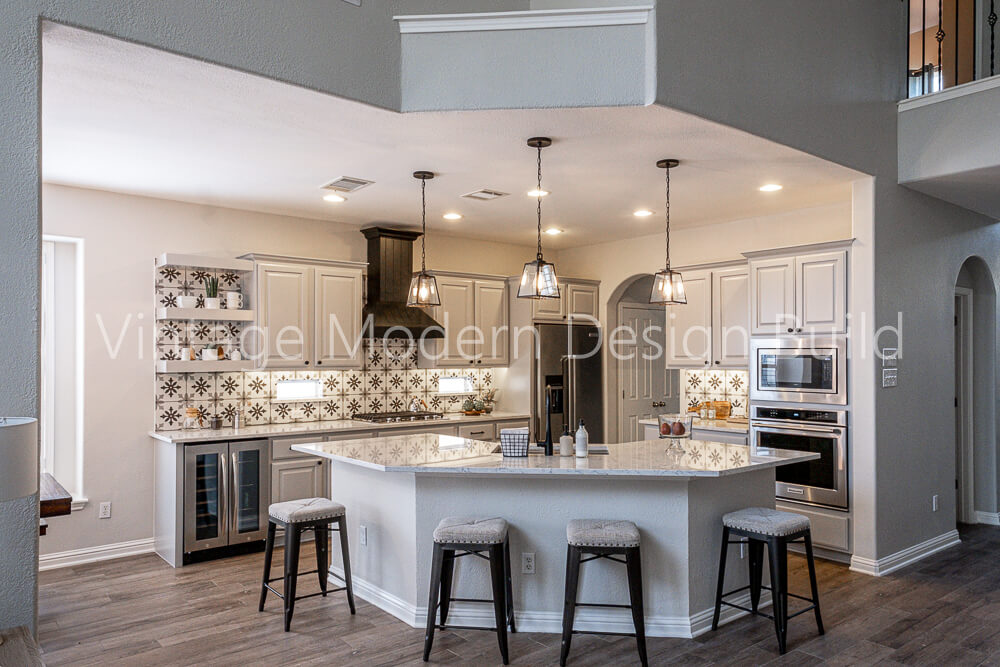 Modern Transitional Farmhouse Kitchen Remodeling Austin