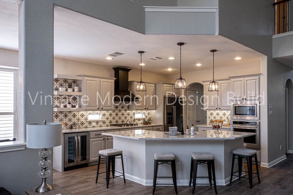 Modern Transitional Farmhouse Kitchen Remodeling Austin