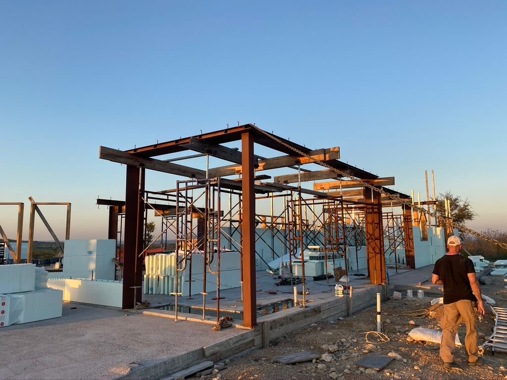 ICF Mid Century Modern Home Builder / Contractor Austin TX