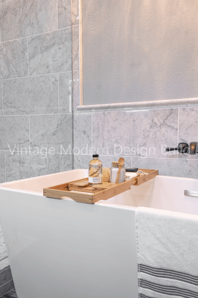Modern Marble bathroom remodeling Austin / West Lake Hills TX