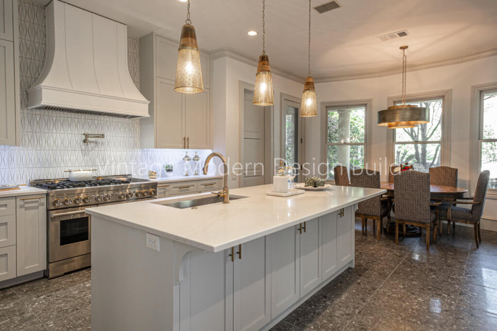 Elegant transitional kitchen bathroom remodeling project in Austin / West Lake Hills / Lakeway