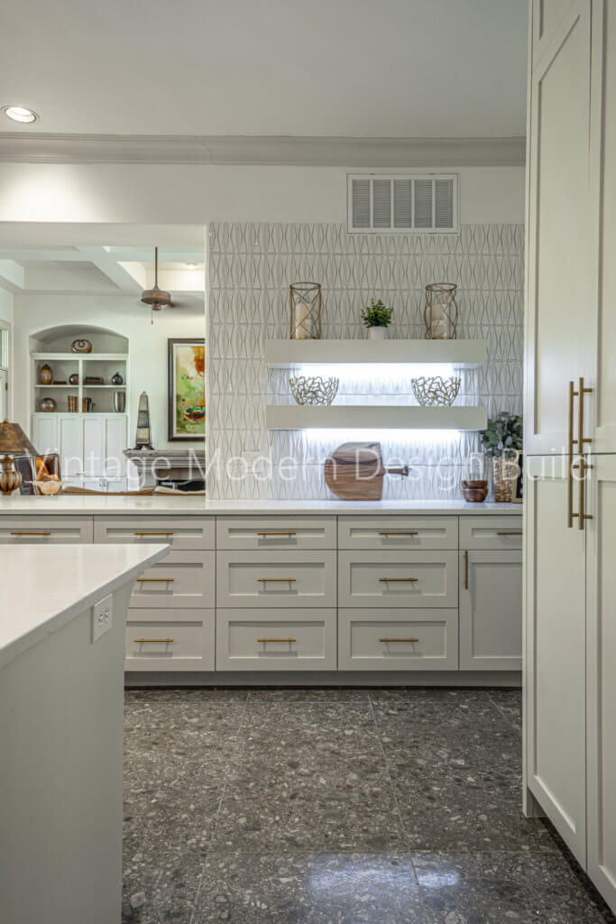Elegant transitional kitchen bathroom remodeling project in Austin / West Lake Hills / Lakeway TX