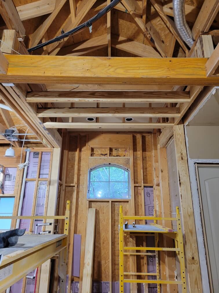 Austin TX Structural bathroom remodeling project