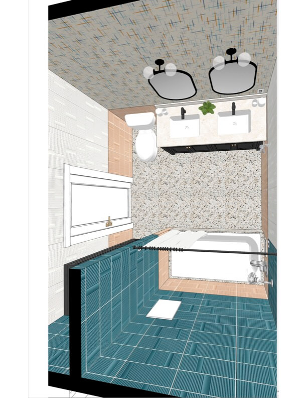 Luxury Children's Bathroom Design / Remodeling in Austin TX by Vintage Modern Design Build Kitchen & Bathroom Remodeling in Austin TX