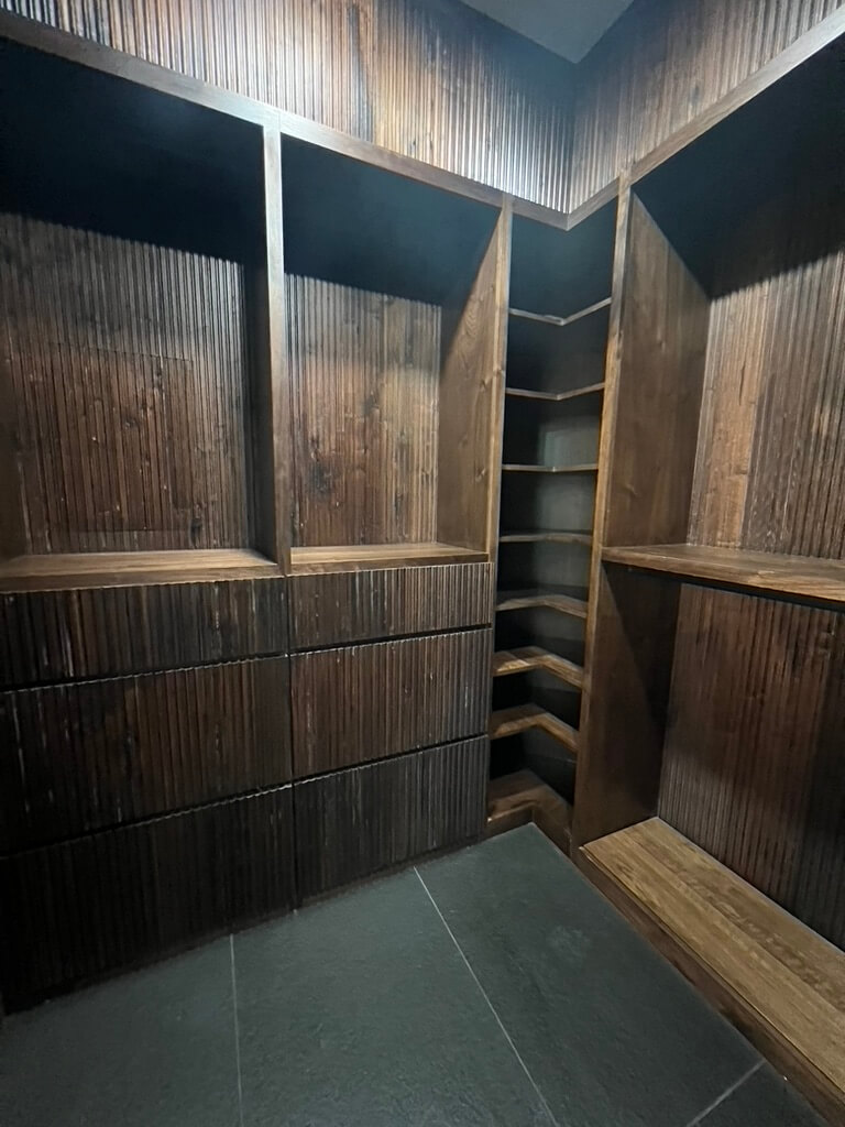 High End Custom Milled Walnut Cabinetry - Austin TX / West Lake Hills