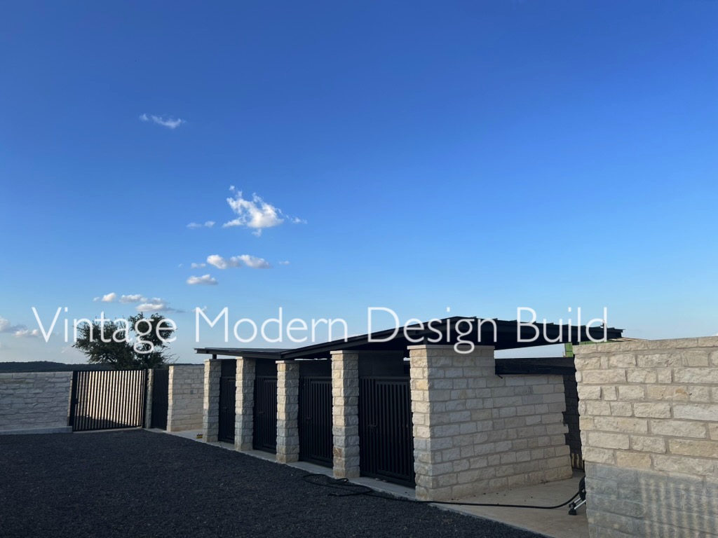 Luxury Custom Dog Kennel Construction Austin TX / Hill Country