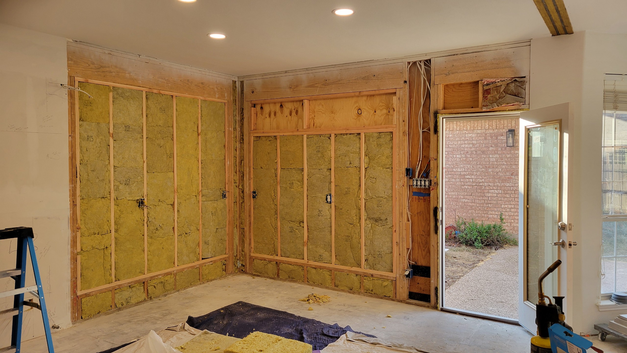 Rockwool Insulation Kitchen Remodeling Austin TX