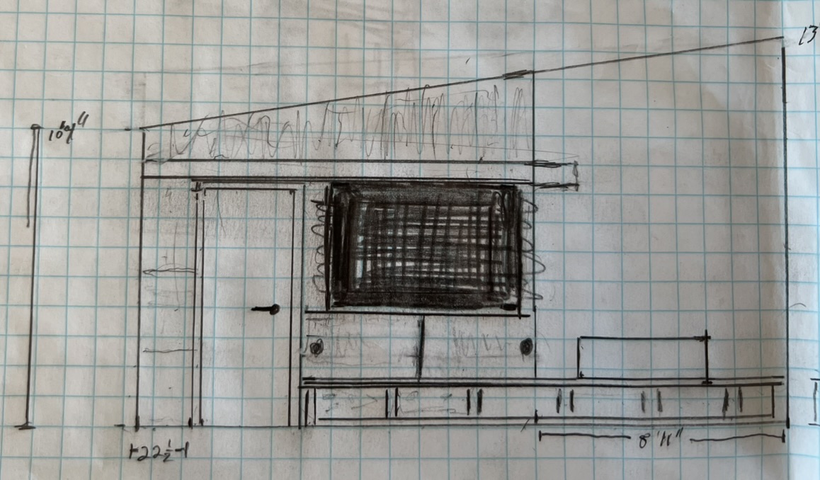 Mad Men Inspired Entertainment Center Design - Austin TX