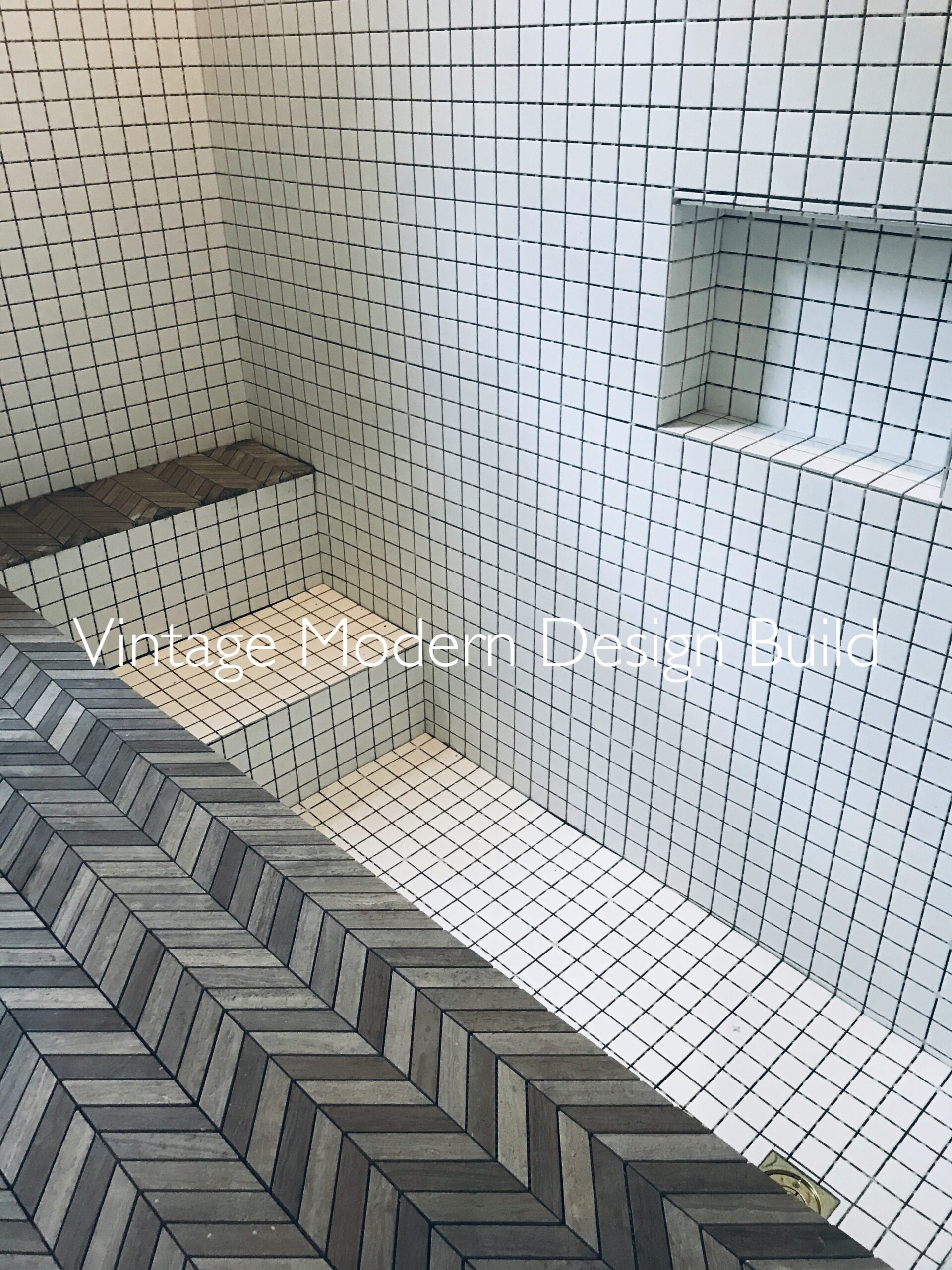 Sunken Shower Bathroom Remodeling Project Austin TX / Zilker Park