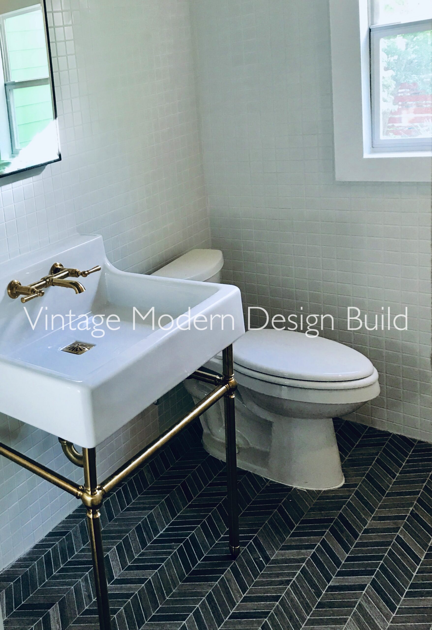 Sunken Shower / Roman Tub Bathroom Remodeling Project Austin TX / Zilker Park