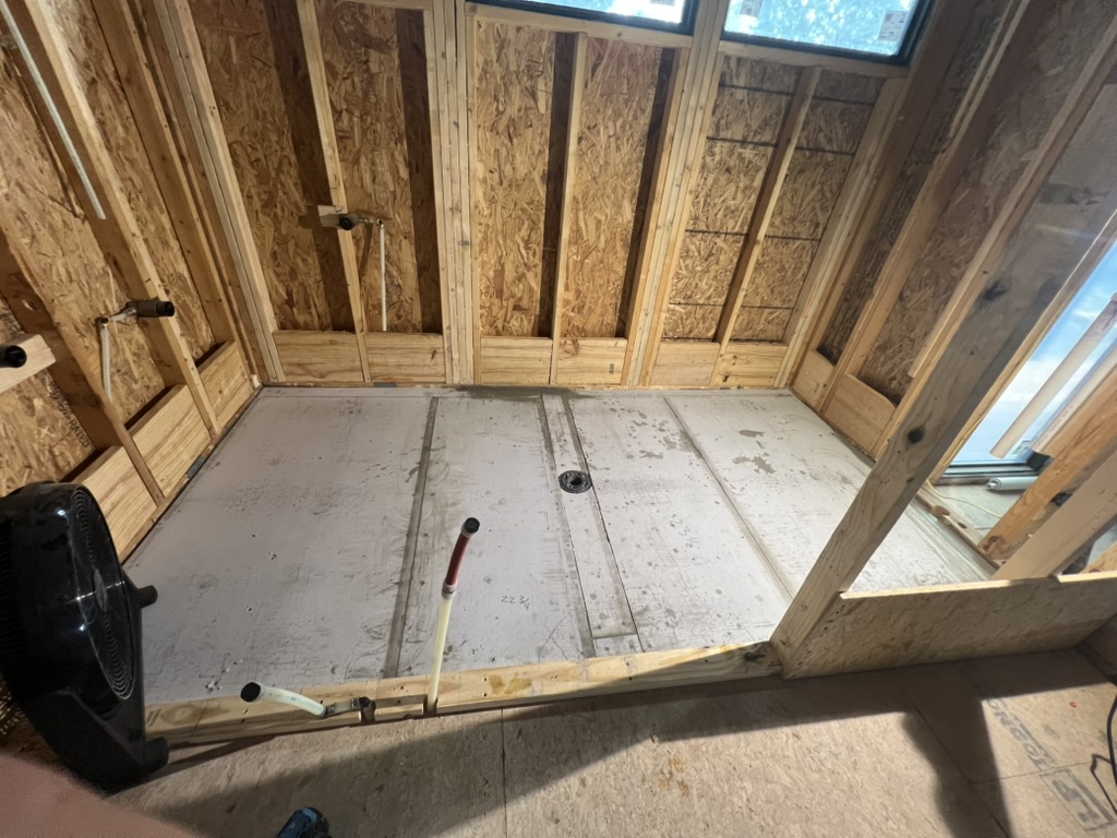 Custom Shower Pan Construction Austin TX