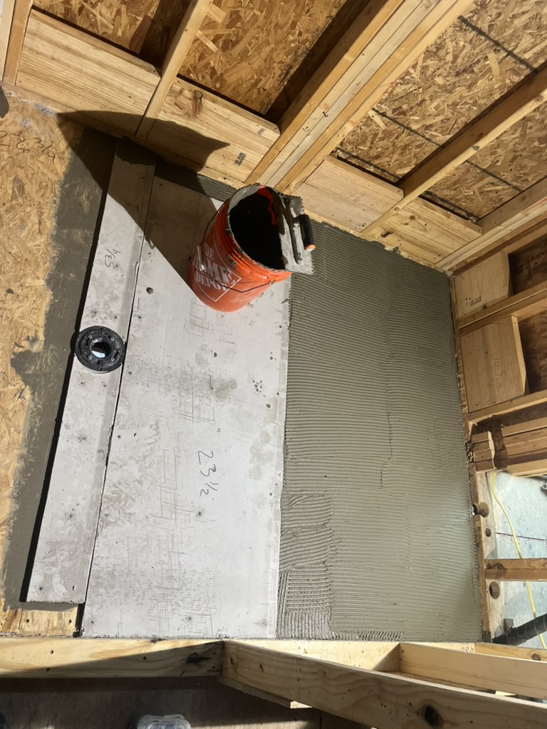 Custom Shower Pan Construction Austin TX